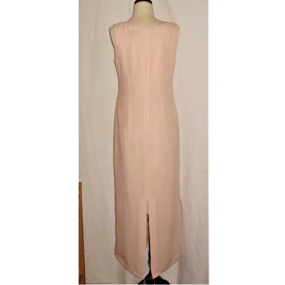 formal maxi jacket dress with beaded butterflies - Picture 9 of 10